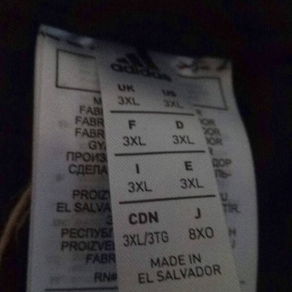 New Adidas Tiro19 Black Training Pants Reflective Silver Stripes Men's Size 3XL - Picture 10 of 10